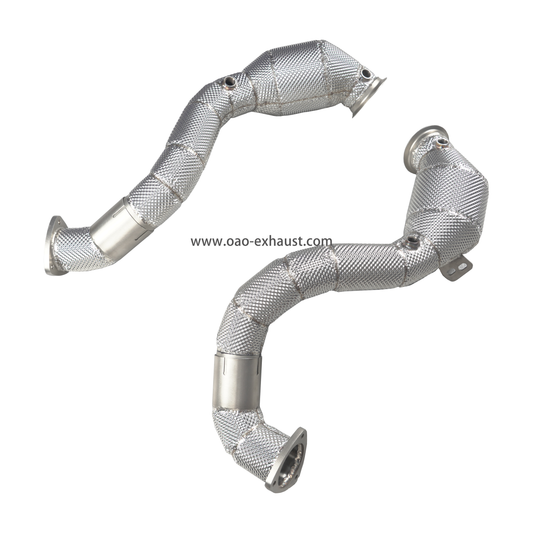 Aston Martin DB11/Vantage 4.0tt V8 stainless steel 304 exhaust downpipe