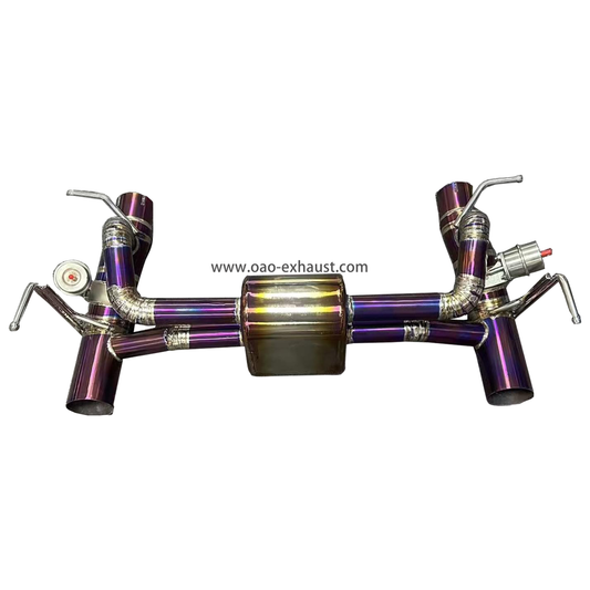 Ferrari F8 Spider 3.9T 2019 - Exhaust Pipe Car Exhaust Pipe High Performance Titanium Back Exhaust