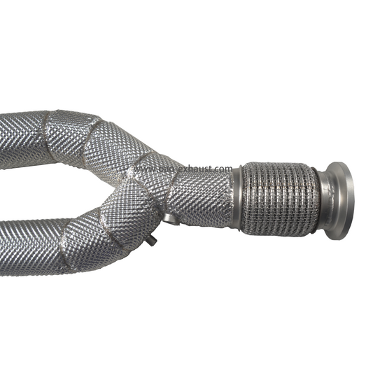 Lamborghini Aventador LP700/LP720/740/750/SVJ 6.5L V12 stainless steel insulated downpipe