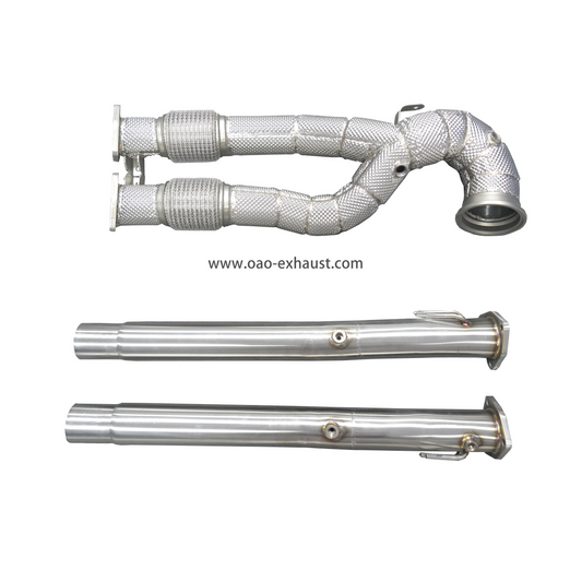 Audi RS3 8V and TTRS 8S high-performance downpipes and head pipes