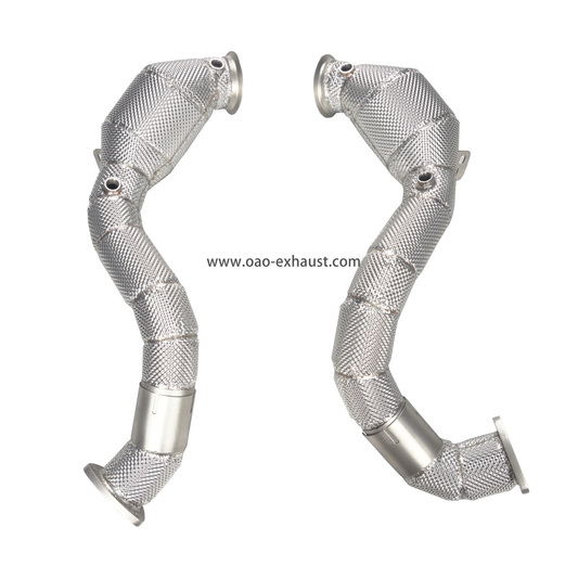 Aston Martin DB11/Vantage 4.0tt V8 stainless steel 304 exhaust downpipe