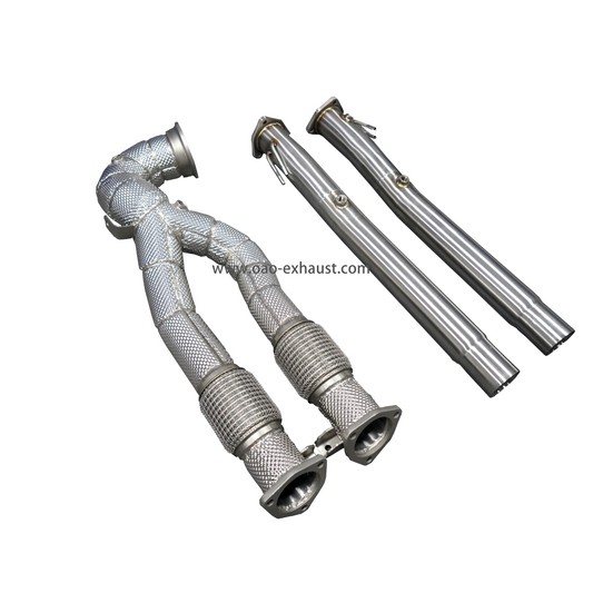 Audi RS3 8V and TTRS 8S high-performance downpipes and head pipes