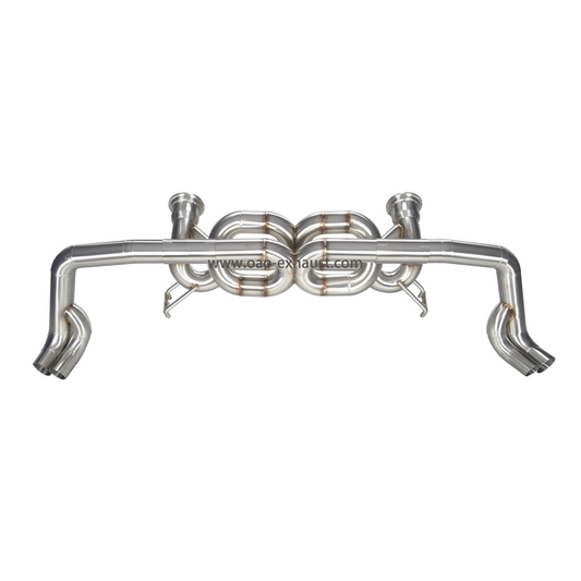 Audi R8 V10 Racing Exhaust Pipe Straight Pipe Exhaust High Quality Performance Stainless Steel Cat Back Exhaust