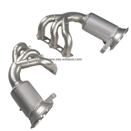 Downpipe for Porsche 992 GT3/GT3RS Excellent performance Reduce exhaust temperature Exhaust manifold header