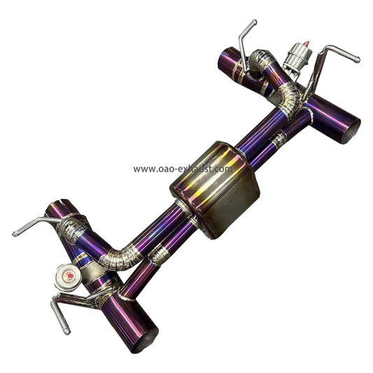 Ferrari F8 Spider 3.9T 2019 - Exhaust Pipe Car Exhaust Pipe High Performance Titanium Back Exhaust