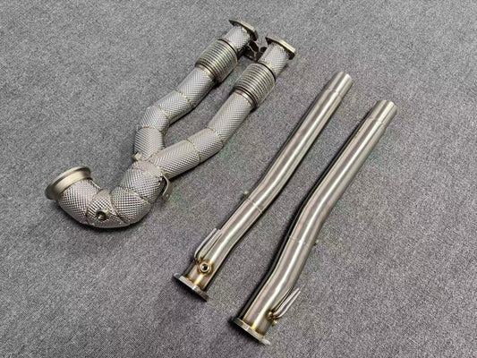 Audi RS3 8V and TTRS 8S high-performance downpipes and head pipes