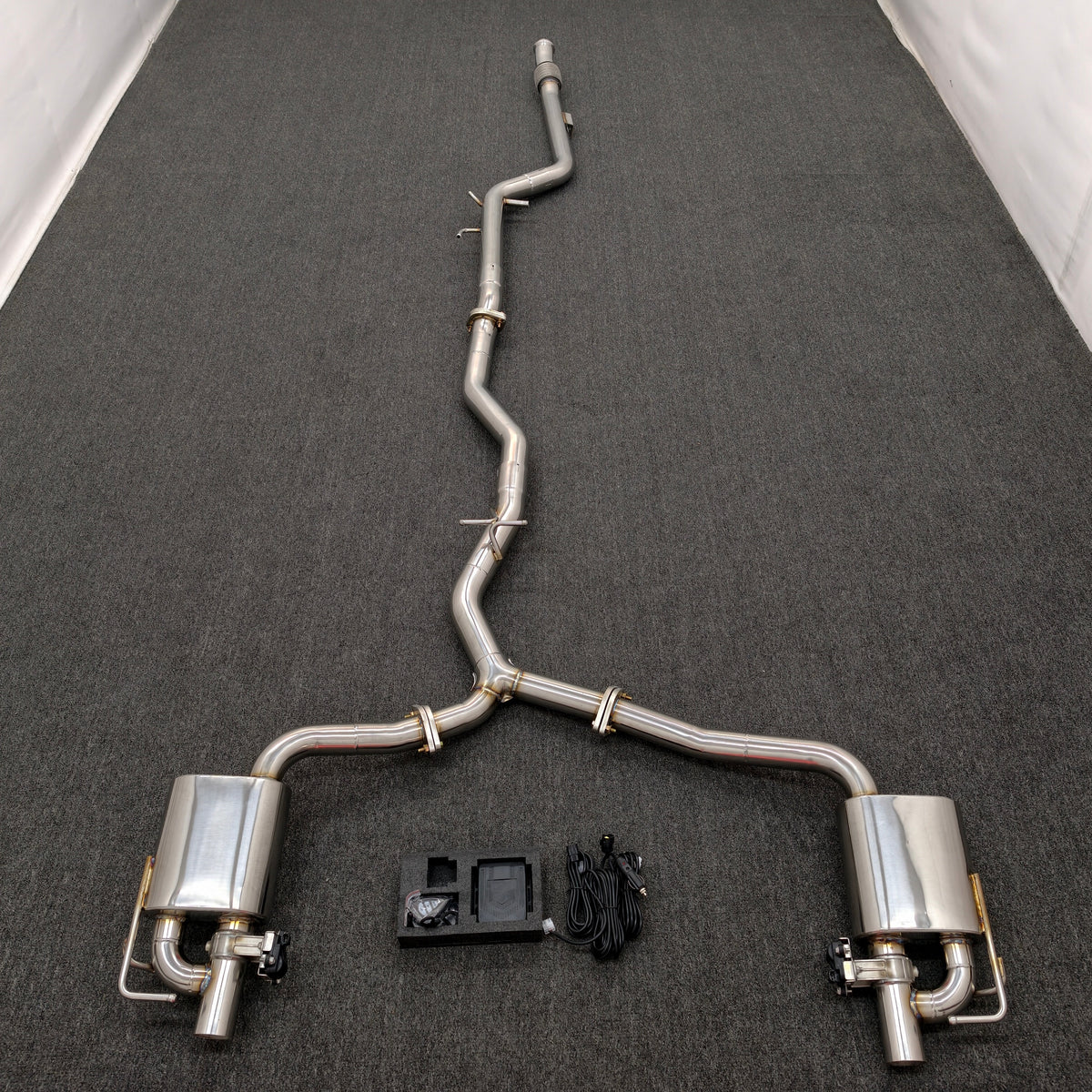 Valvetronic Catback Exhaust System for Mercedes Benz W205 C200/C250/C300