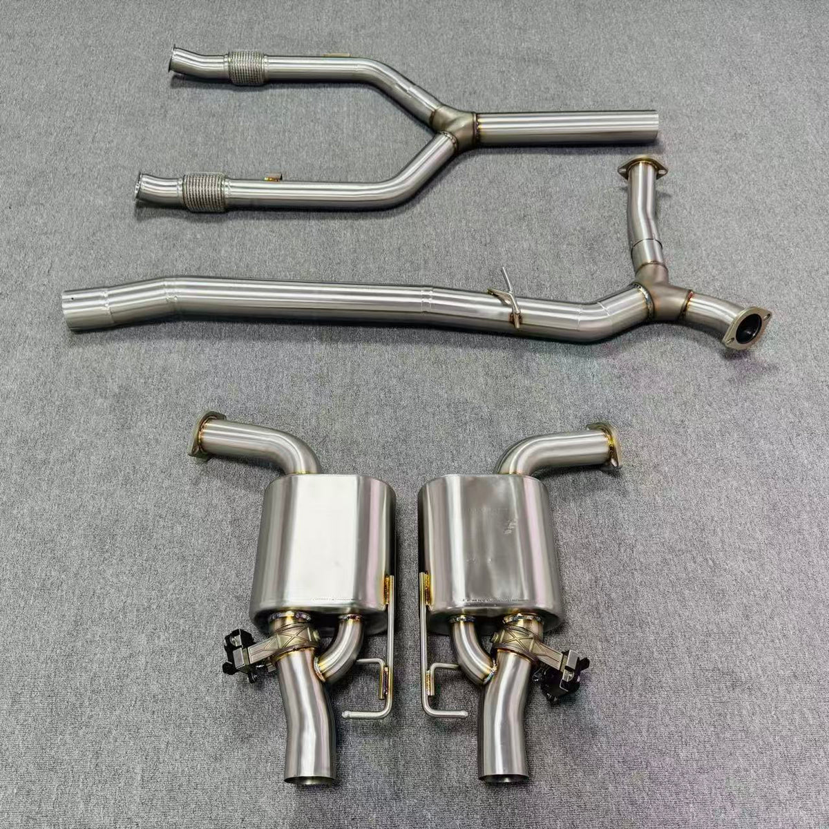 Valvetronic Catback Exhaust System for Mercedes Benz W213 E43/E400/E450