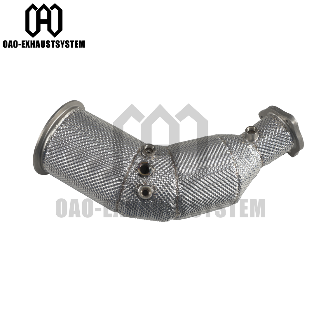Audi RS4 RS5 2.9T 2017-2019 exhaust system catalytic converter high-performance exhaust downpipe with heat shield