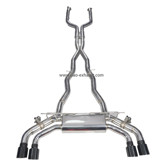 Hochwertiger Catback-Auspuff für BMW M5 G90 G99 S68 4.4TT V8 Ventil Catback Auspuff anlage Schall dämpfer