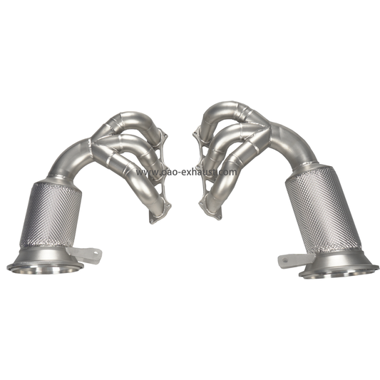 Downpipe for Porsche 992 GT3/GT3RS Excellent performance Reduce exhaust temperature Exhaust manifold header