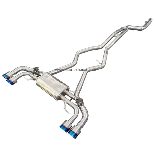 BMW G20 M340i/G22 M440i B58 3.0T Cat Back Exhaust System Custom Valve Muffler Exhaust