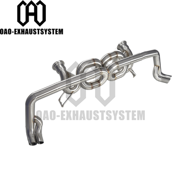 Audi R8 V10 Racing Exhaust Pipe Straight Pipe Exhaust High Quality Performance Stainless Steel Cat Back Exhaust