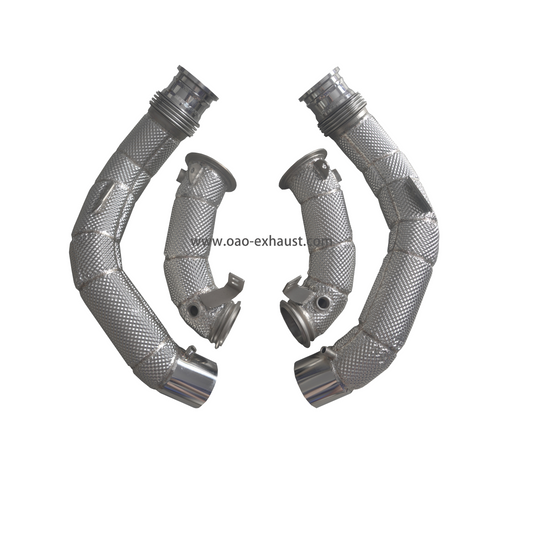 BMW M5 F90 4.4T Premium Exhaust Downspout High Quality Upgraded Sport Downspout with Front Tube