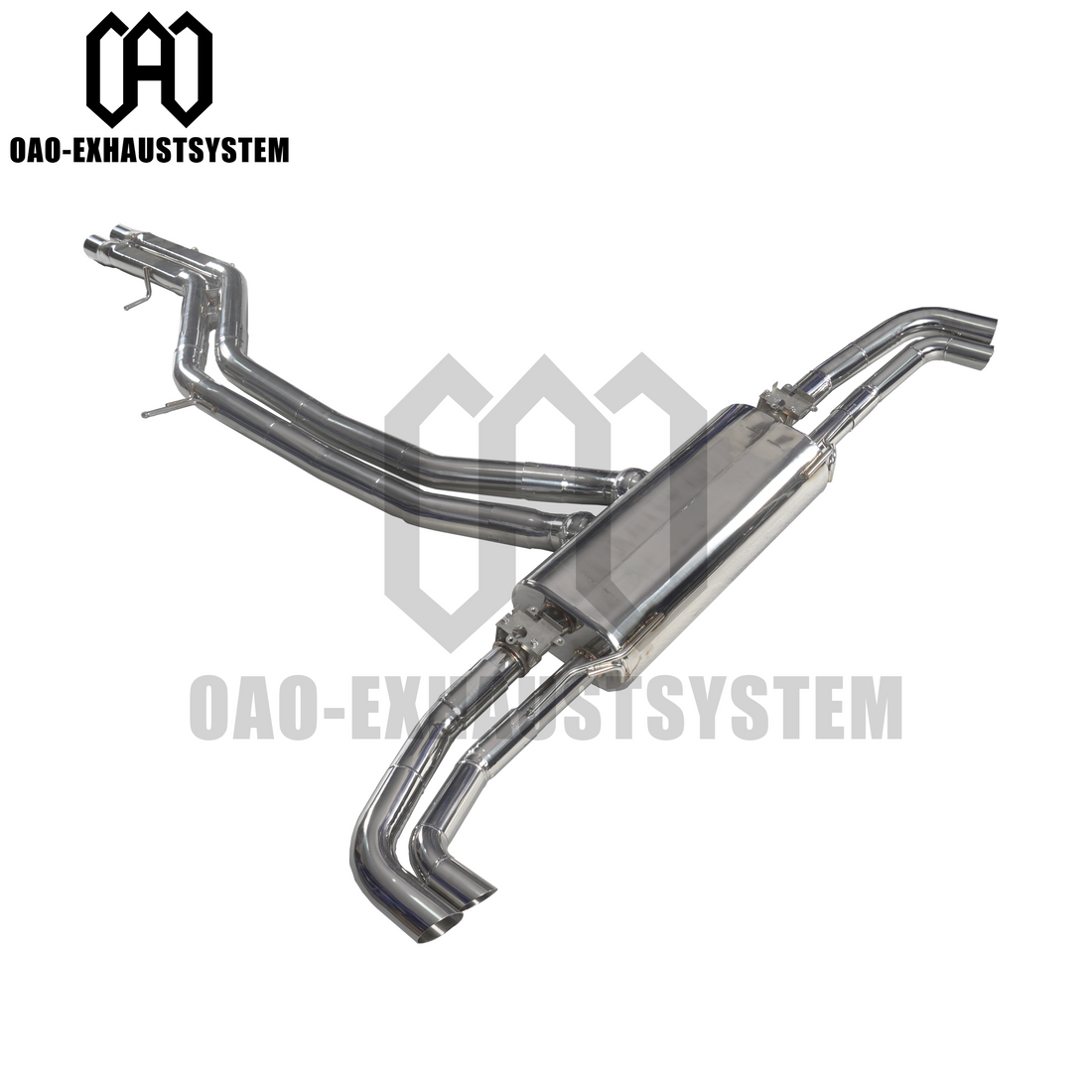 Leistungs auspuff für Audi RSQ8 4.0T 2019- SS304 Auspuffrohr Catback Schall dämpfer