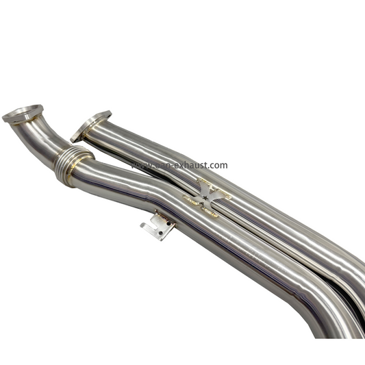 BMW G80 M3/G82 M4/G87 M2 S58 3.0T 304 stainless steel exhaust single middle pipe