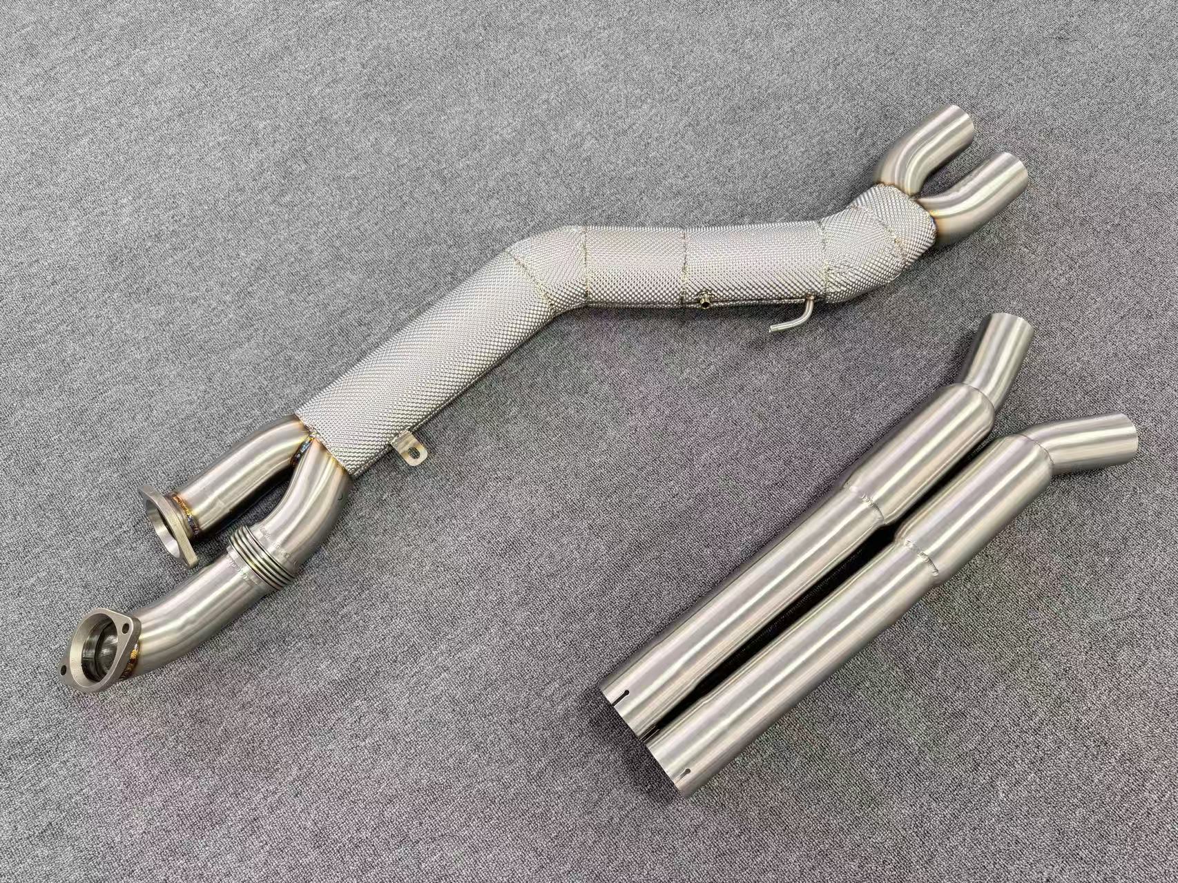BMW G8X M2/M3/M4 4 inch Single Midpipe