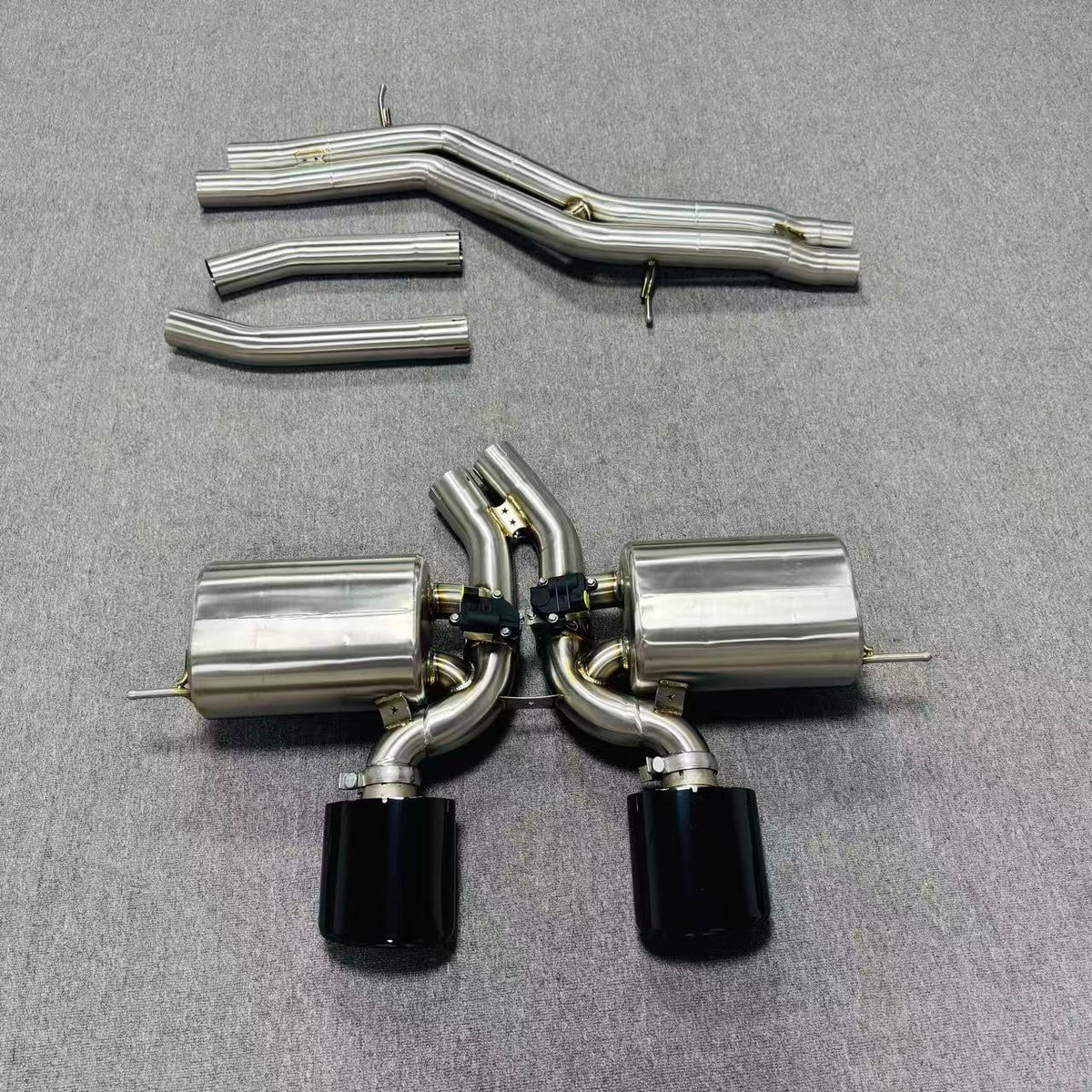 Valvetronic Catback Exhaust System for Porsche Cayenne Turbo GT 4.0T