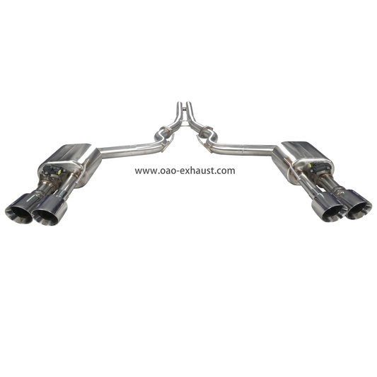 Edelstahl ventil Catback Auspuff für Ford Mustang 5.0L Schall dämpfer Auspuff mit Fernbedienung