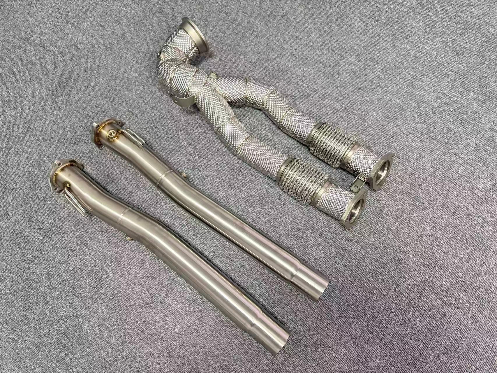 Audi RS3 8V and TTRS 8S high-performance downpipes and head pipes