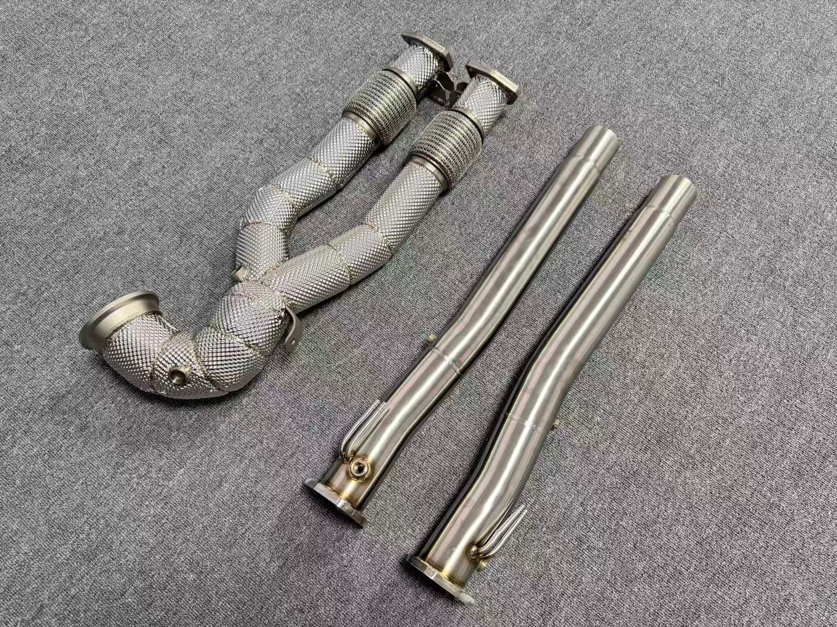 Audi RS3 8V and TTRS 8S high-performance downpipes and head pipes
