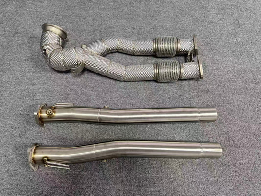 Audi RS3 8V and TTRS 8S high-performance downpipes and head pipes