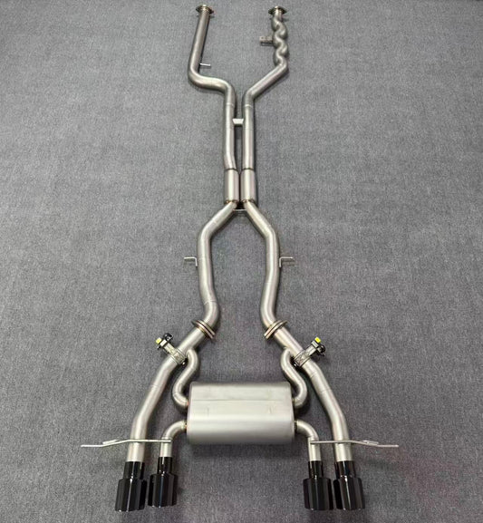 Hochwertiger Cat-Back-Auspuff für BMW M2 G87 3.0T S58 Titan-Valvetronic-Auspuffschalldämpfer