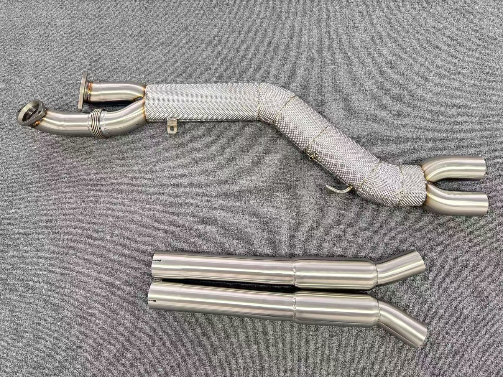 BMW G8X M2/M3/M4 4 inch Single Midpipe