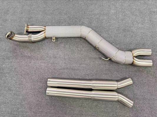 BMW G8X M2/M3/M4 4 inch Single Midpipe